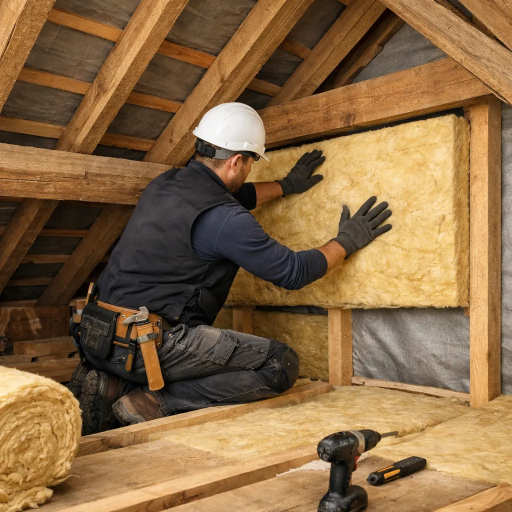 Isolation sous toiture et combles à Meaux